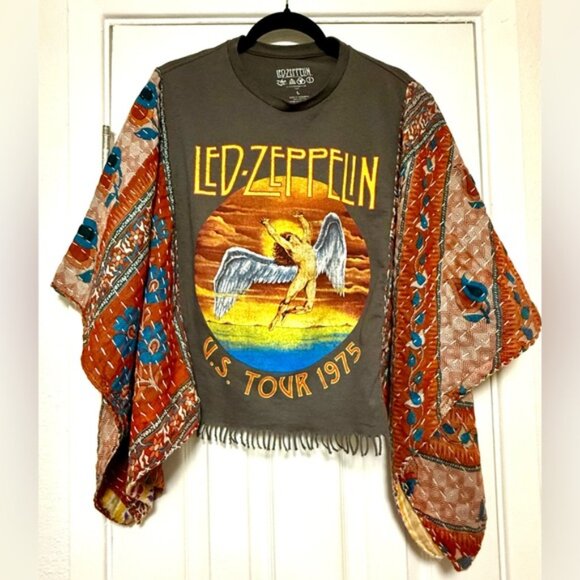 Led Zeppelin Handmade T-shirt Kimono - Picture 2 of 10